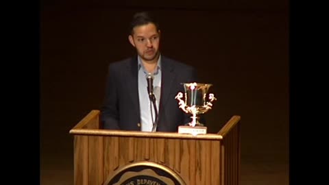 April 30, 2012 - Nic Flores Receives DePauw University's Walker Cup
