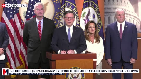 🇺🇸 Speaker Mike Johnson Holds Briefing on Day 21 of Democrat-Led Shutdown of Government [LIVE]