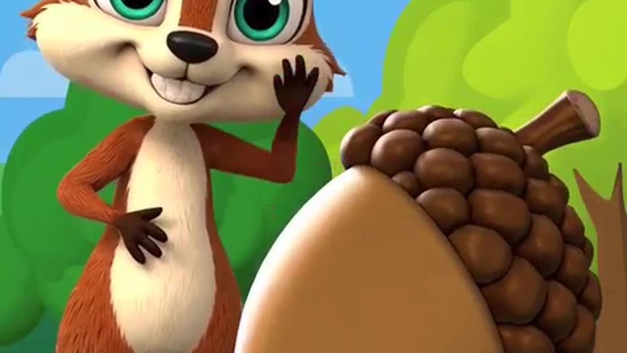 Squirrel and Big Acorn