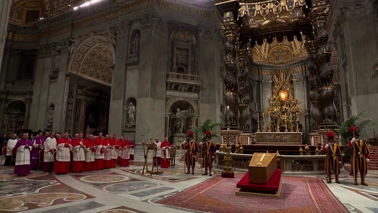 Pope Francis' coffin sealed in private ceremony