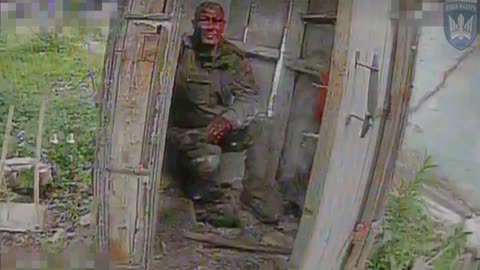 Russian Soldier Blown Away Hiding in Toilet