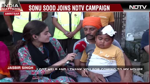 Punjab Floods ｜ Big NDTV Campaign Impact： Abhijot Gets Help Within 24 Hrs
