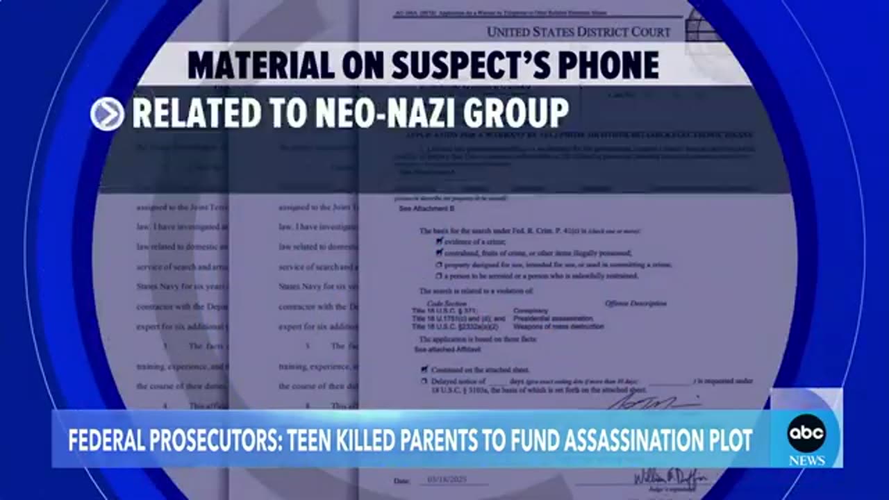 Teen killed parents in alleged Trump assassination plot: FBI