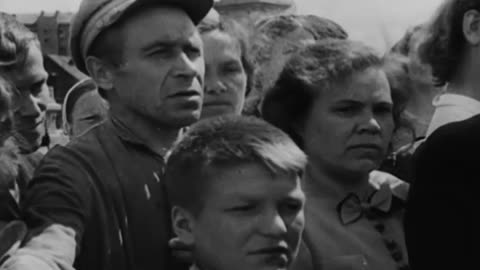 NAZI PRISONERS IN MOSCOW (1945) — National Archives Footage