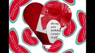 On my next birthday, I want you [Quotes and Poems]