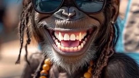 This Monkey’s Laugh Is Funnier Than the Joke 😂🐵