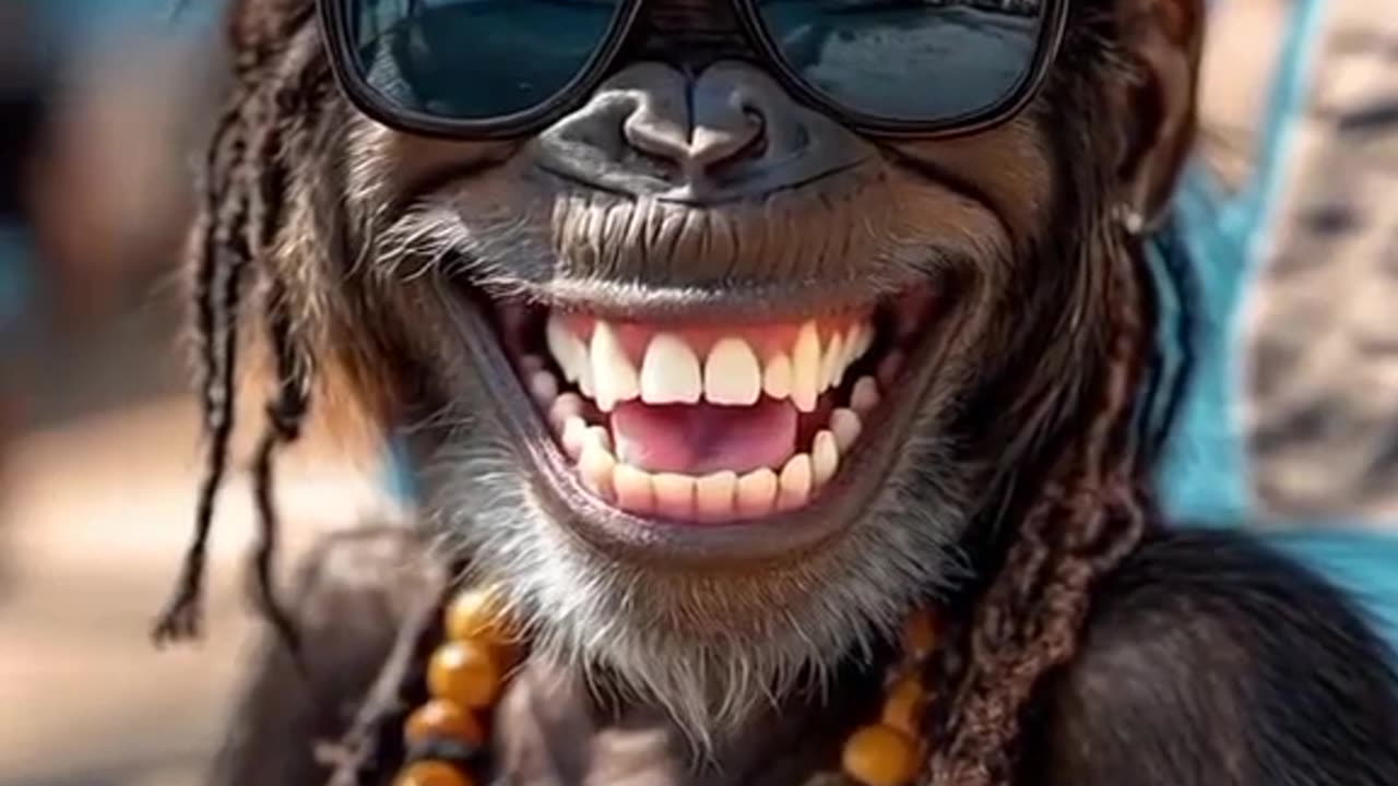This Monkey’s Laugh Is Funnier Than the Joke 😂🐵