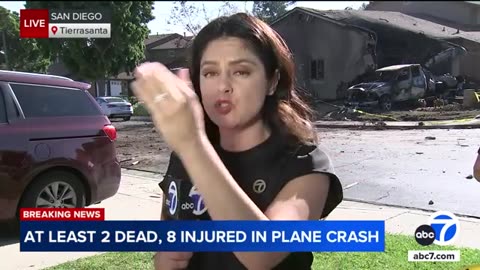 New video shows fiery explosion after plane crash in San Diego