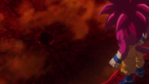 Kamehameha kid goku super saiyan 4