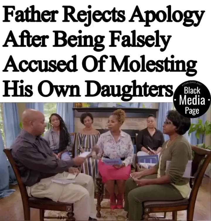 Father rejects apology after being FALSELY accused of m*lesting daughter
