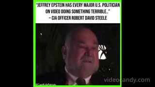 Ex Cia Officer David Steele: Epstein has every major US politician on video doing something terrible [RIP 🌺❤️ David]
