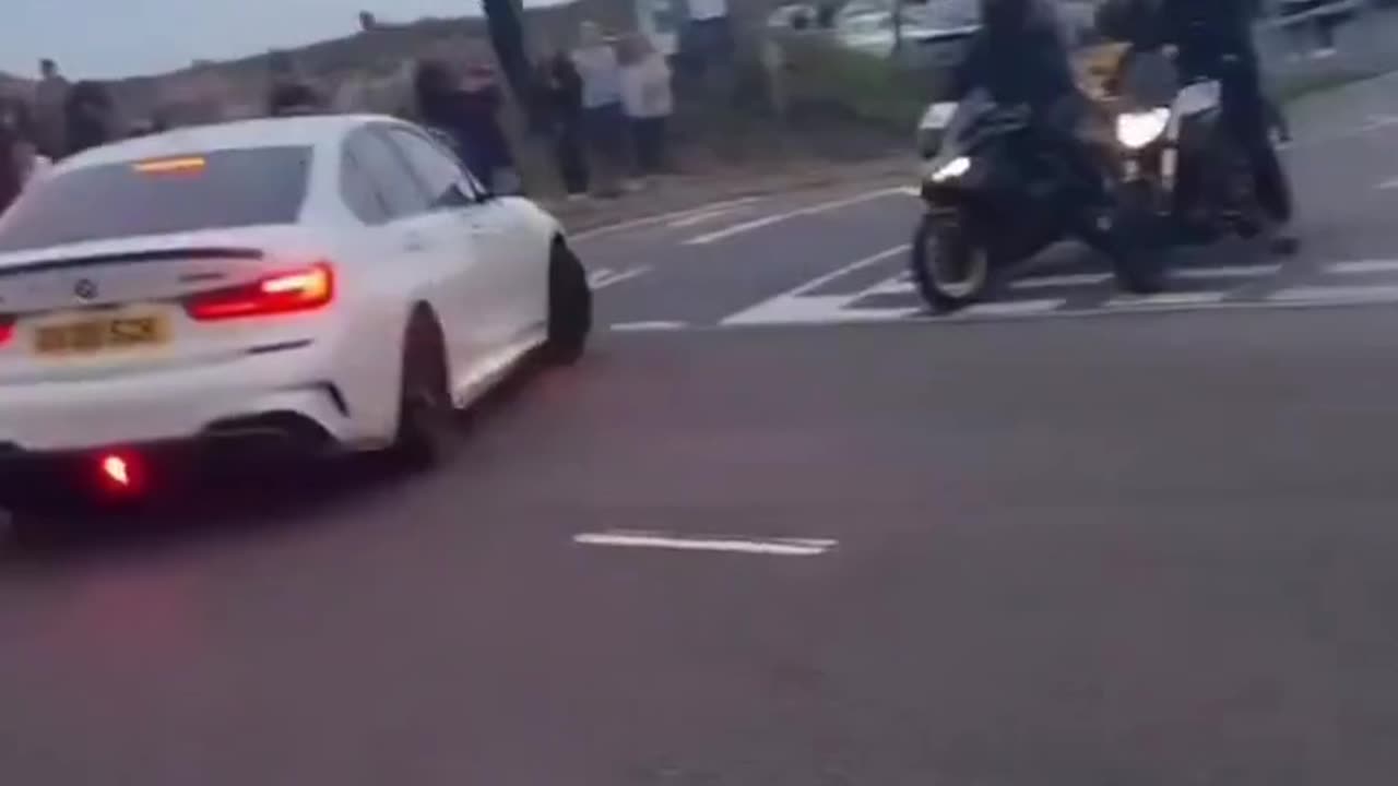 Showing off his cartwheel skills