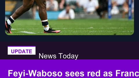 Feyi Waboso sees red as France beat England in unofficial Test
