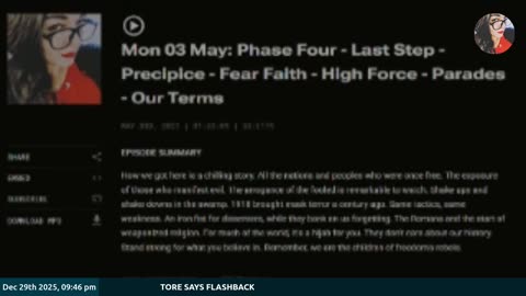 Tore Says Show |Sparking your memory!