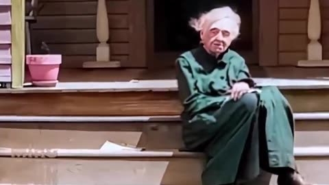 A woman born in 1835 being interviewed almost a century later, in 1929