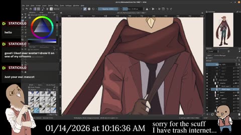 Chill and Draw || Working on a PNGtuber model
