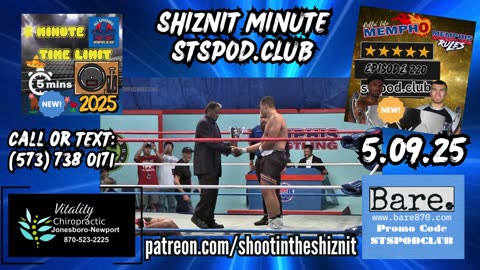 SHIZNIT MINUTE 05.10.25-BT TALKS MEMPHIS WRESTLING & BACKLASH!