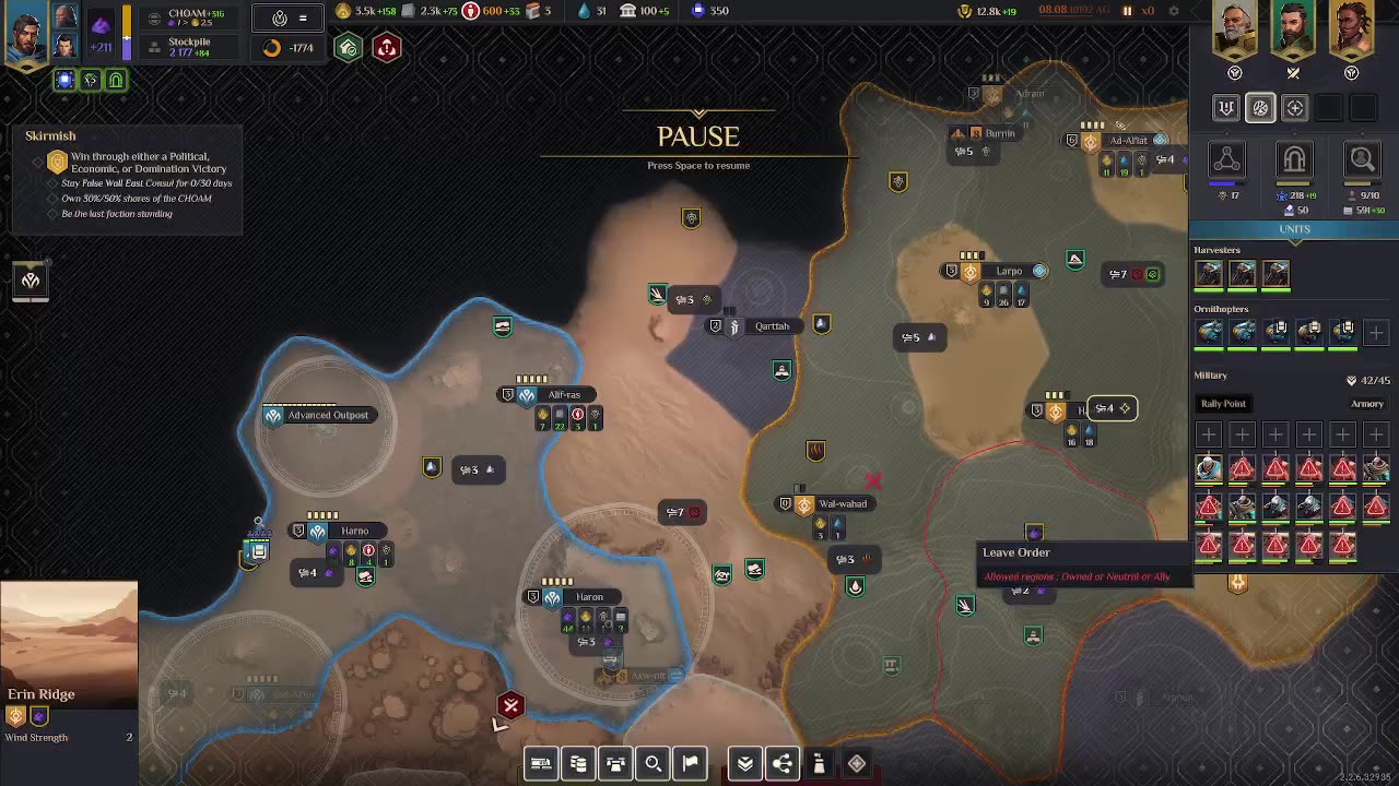 The War Begins - DUNE: Spice Wars