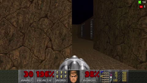 Playing Doom 2 on Mothers day