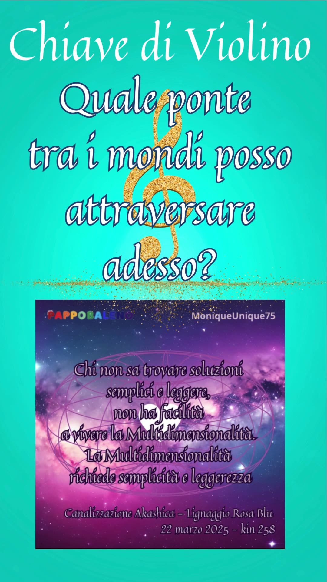 Quale ponte tra i mondi posso attraversare adesso? Interattivo a due Varianti FiveSixDoses+