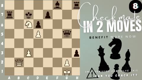 Can you checkmate in 2 moves? (P.1) (White to play) ♟️