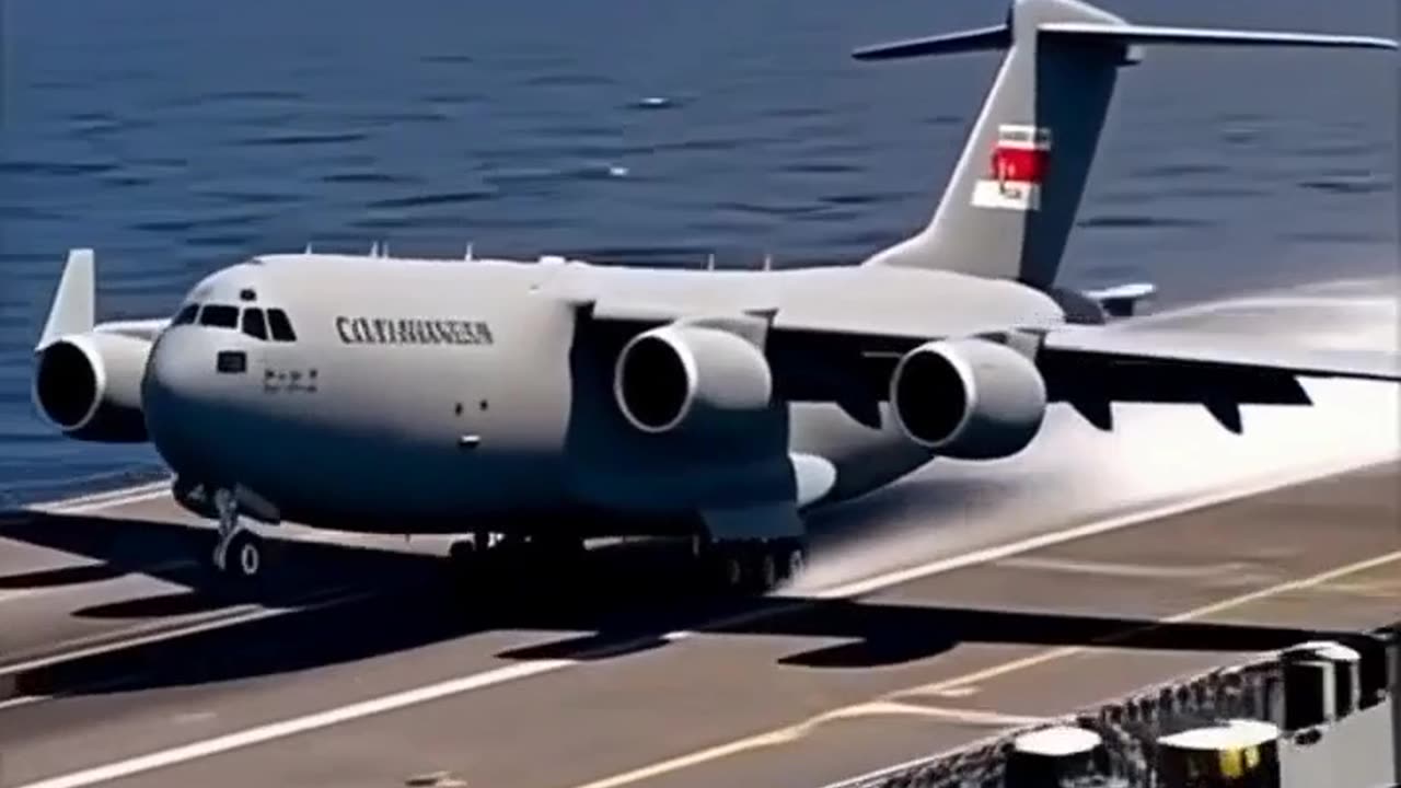 🛬 C-17 Lands on Aircraft Carrier?! 💣🚢 Unreal Military Aviation Moment!