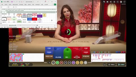 Baccarat - 17 units in 31 minutes