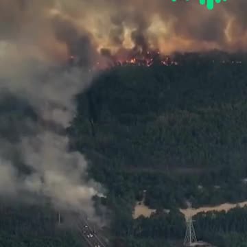 BREAKING: Evacuations are in progress after a massive "wildfire" erupted in Ocean County, New Jersey
