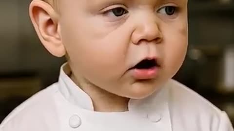 Angry Baby Chef 😂❤️🔥