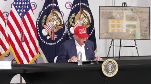 Attorney General James Uthmeier joins President Trump for a Roundtable Discussion on Illegal Immigration at Alligator Alcatraz.