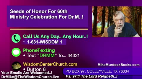 Re-Air: Wisdom Moments With Mike Murdock..!!!