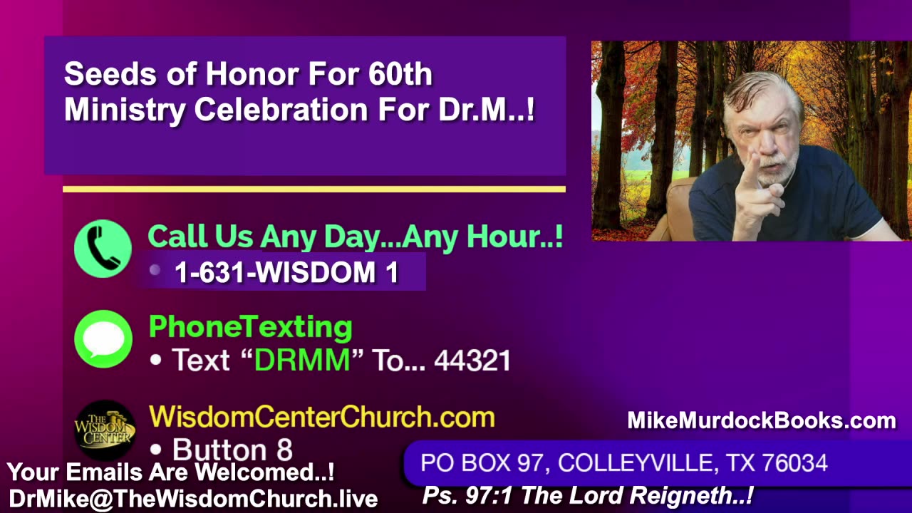 Re-Air: Wisdom Moments With Mike Murdock..!!!