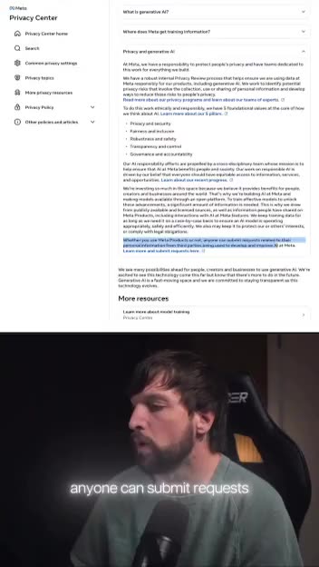 How to opt out of Meta using your info for their AI services starting 12-16-2025