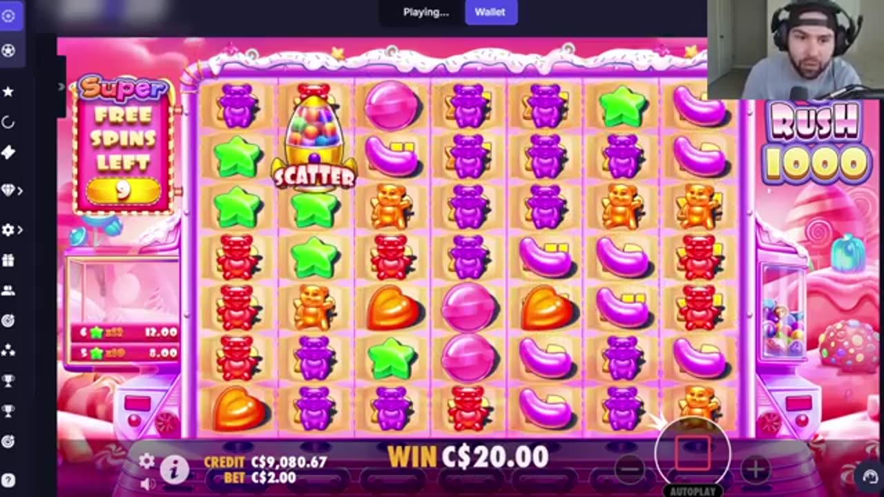 Buying $1000 Sugar Rush Supers UNTIL I HIT A DOUBLE RETRIGGER!
