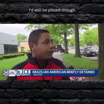 Very respectable that he'd still support... I'd be pissed