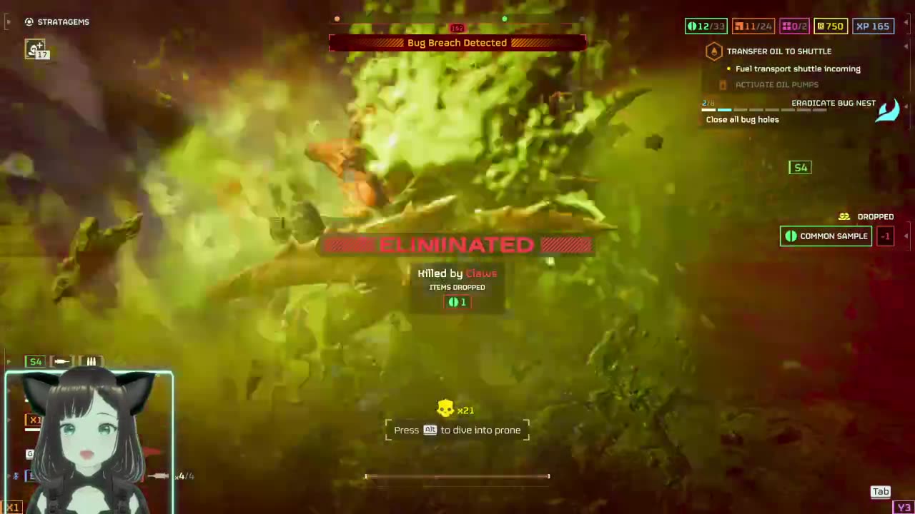 LEVEL 6 BILE BAPTISM Hazing #helldivers2 #vtuber #gamergirl