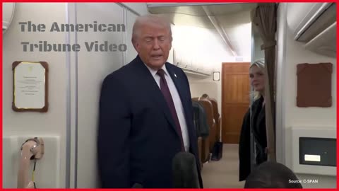 Trump Has Hilarious Exchange with Air Force One Reporter When Asked about Bruise on His Hand