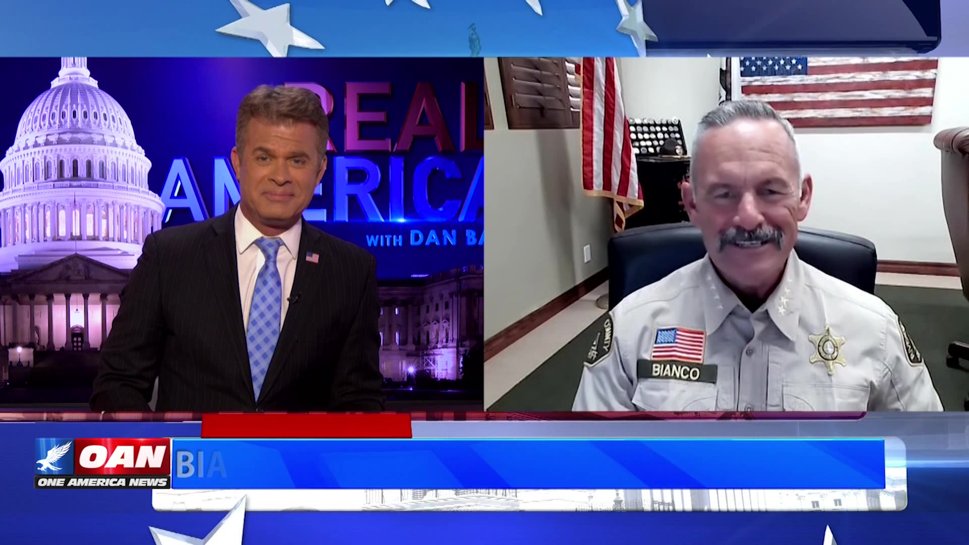 REAL AMERICA -- Dan Ball W/ Sheriff Chad Bianco, 9/9/25