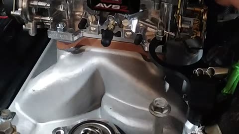Vortec Chevy carb swap first start