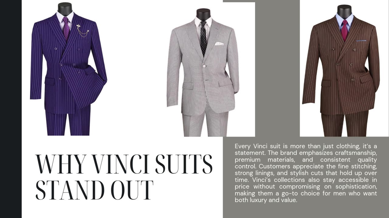 Exploring the Craftsmanship of Vinci Suits