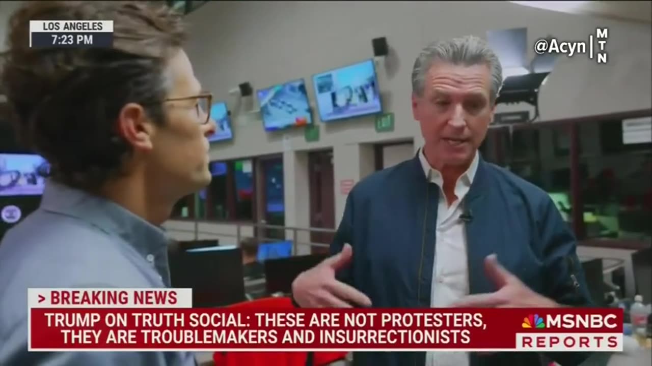 Gavin Newsom Blames Trump For The Unrest In His Own State