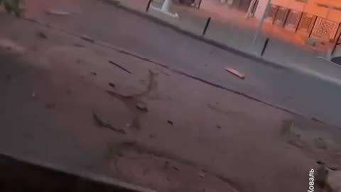 🙏 The moment the Russian "Shahed" hit Odesa. One person is known to have died and 17 injured