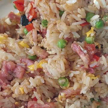 Bacon Egg Fried Rice 🤤 #Three3Eggs #3eggs #Bacon #FriedRice #EggFriedRice