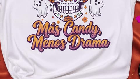 ¿Te encanta el drama o prefieres dulces? Mira esta camiseta única ya #mascandy #diademuertos