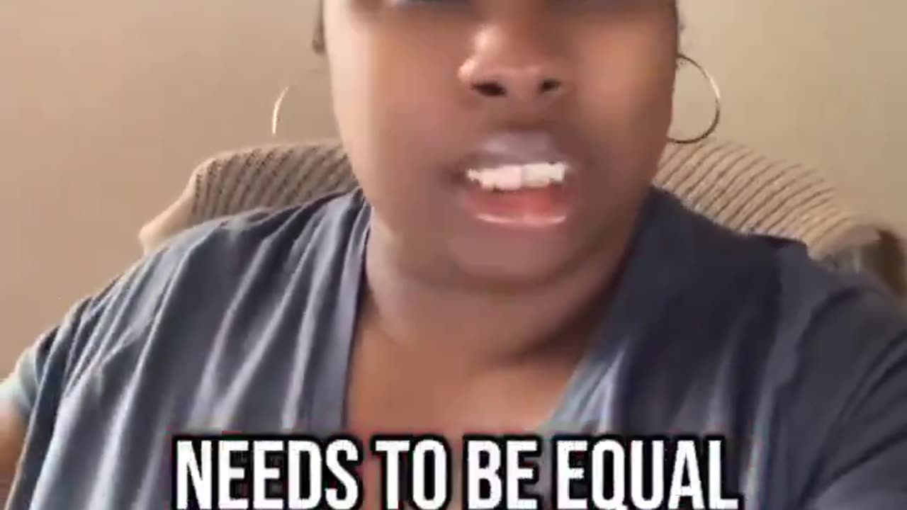 She wants to ban white people from commenting on black people's posts.