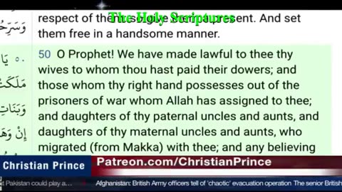 Christian prince Anyone who defend islam is no christian