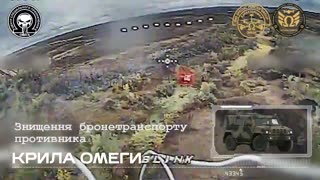🔥🛸 Ukraine Russia War | Ukrainian FPV Drone Destroys Russian Armored Vehicle in Donetsk | RCF