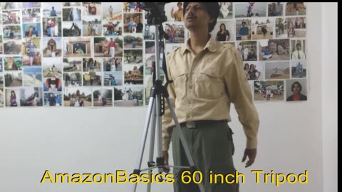AmazonBasics 60 inch Tripod- How to use