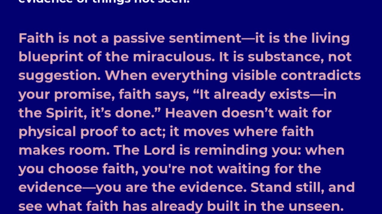 Foundation of Faith