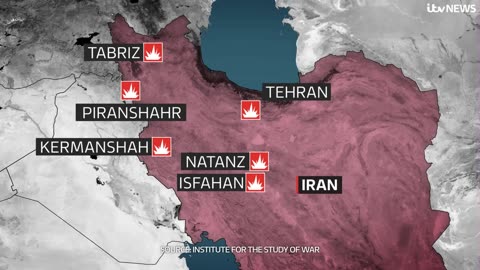 'All of Israel is under fire': Blasts and smoke as Iran launches hundreds of missiles ITV NEWS
